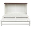 Whisen Full Murphy Bed with Storage Drawer & Charging Station - 4 of 4