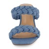 Dunes + CUSHIONAIRE Technology Women's Iris braided Heel Sandal +Memory Foam and Wide Widths Available - 3 of 4