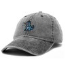 Dalix Giant Lizard Kaiju Embroidered Cotton Dad Hat Baseball Cap Adjustable Glow in the Dark Mens - 4 of 4