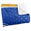 Albany State University Logo Dots Silky 50x60 Blanket, 1 Sided - 3 of 4