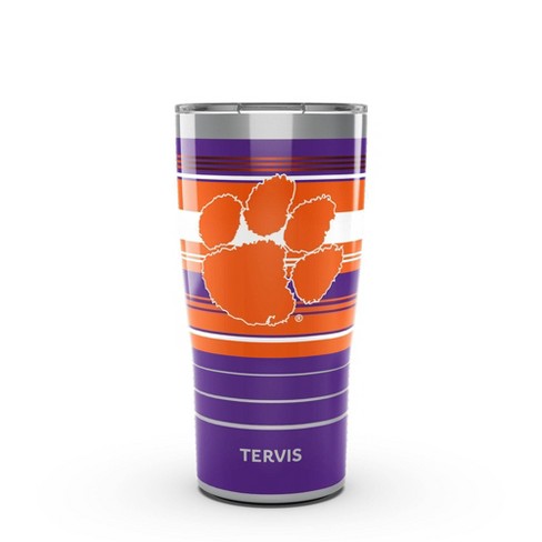 NCAA Clemson Tigers 20oz Hype Stripes Stainless Steel Tumbler - image 1 of 4