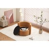CAVINAS Teddy Accent Chair with Back Cushion,Modern Swivel Chairs with Storage Space for Bedroom,Reading Room - 4 of 4