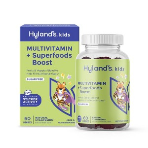 Hyland's Naturals Kids' Sugar Free Multivitamin + Super Foods Boost - 60ct - 1 of 4