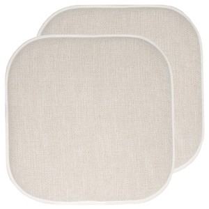 Alexis Memory Foam No Slip Back 16" x 16" Chair Pad Cushion by Sweet Home Collection® - 1 of 4