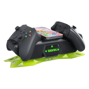 bionik® Power Stand Pro and QuickShot Pro Bundle for Xbox Series XS® in Black - 1 of 4