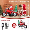Karl Home Lighted Santa Claus Rides Motorcycle Christmas Outdoor Decoration - 2 of 4