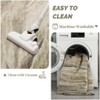 Modern Abstract Washable Area Rug, Soft Low Pile Non-Slip Carpet, Neutral Rug for Living Room, Bedroom, Dining Room, Office - 3 of 4