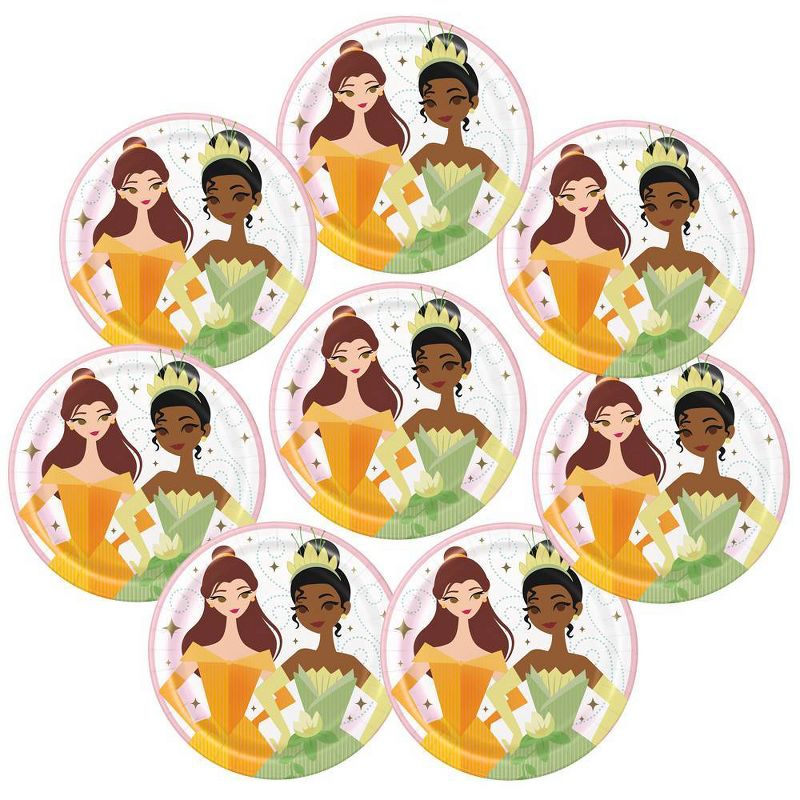 Disney Princess 7&#34; 8ct Paper Plates, 2 of 6
