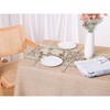 Unique Bargains Rustic Cotton Linen Waterproof Dinner Party Christmas Table Cover 1 Pc - 2 of 4