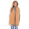 Anna-Kaci Women's Cashmere-Like Polka Dot Fringe Scarf with Soft Fabric and Lightweight Warmth-Khaki - 2 of 4
