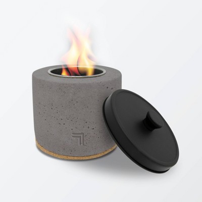 Sharper Image Outdoor Tabletop Fire Pit Gray
