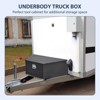 39 Inch Aluminum Utility Trailer Tongue Tool Box Wide Utility Trailer Tongue Tool Box RV Storage - 3 of 4