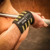 WOD Nation Wrist Wraps & Straps for Gym & Weightlifting (18 inch), Gym Wrist Straps Support for Women & Men - Black/Yellow - 3 of 4