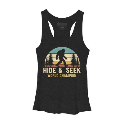 Women's Design By Humans Bigfoot - Hide And Seek World Champion By ...