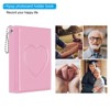 Unique Bargains Love Heart PVC Material Photocard Binder Album with 32 Pockets 4.3"x3.3" 2 Pcs - 4 of 4