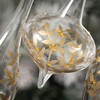 9.5"H  9.5"H and 7.75"H Sullivans Jeweled Leaf Ornament - Set of 3  Gold Christmas Ornaments - 2 of 2