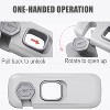 5 Pack Child Proof Refrigerator Lock, Fridge Locks for Kids with Sticky Adhesive Pads - 3 of 4