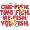 Dr. Seuss One Fish Two Fish Me Fish You Fish  T-Shirt - White - 2T - 2 of 3