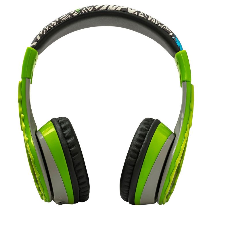 eKids Teenage Mutant Ninja Turtles Bluetooth Headphones for Kids, Over Ear Headphones with Microphone -  Green (TM-B52.FXV23MX), 3 of 5
