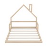 YOOCOZZ Wood Floor Bed with House-shaped Headboard - 3 of 4