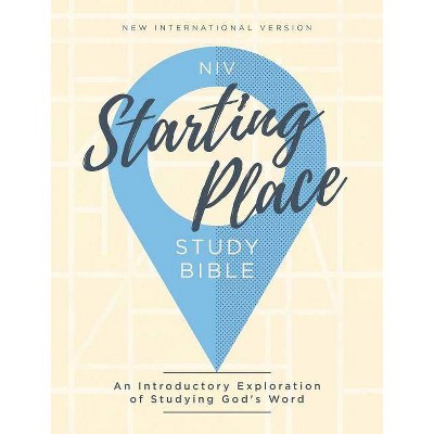 Niv, Starting Place Study Bible, Hardcover, Comfort Print - by  Zondervan