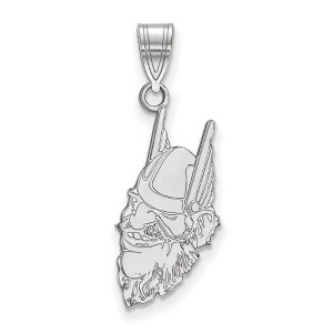 Black Bow Jewelry 10k White Gold Idaho Vandals NCAA Large Pendant - 1 of 3