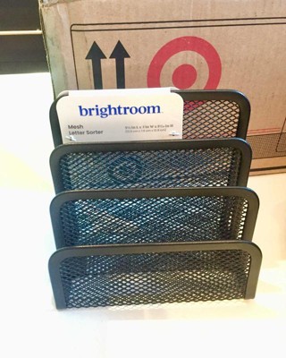 Q-CONNECT Portalettere In Rete Argento - 3 Scomparti, Metallo, 17.5x8.5x14 Cm, Per Ufficio - Foto 9