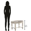 Hekman 12200LN Oval Glass Top Coffee Table 1-2200Ln Linen - 2 of 2