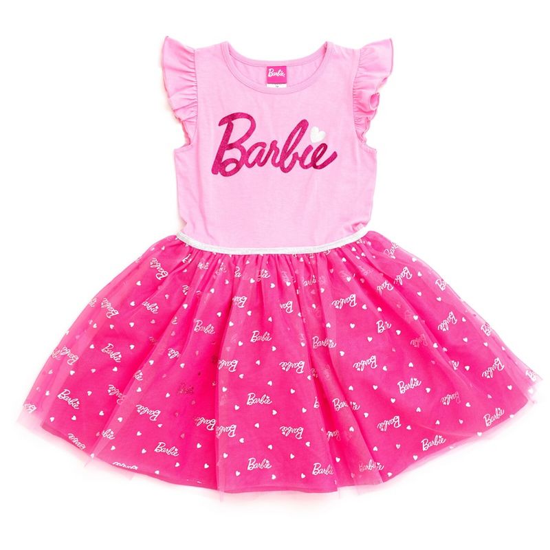 Barbie Girls Tulle Dress Little Kid to Big Kid, 1 of 8