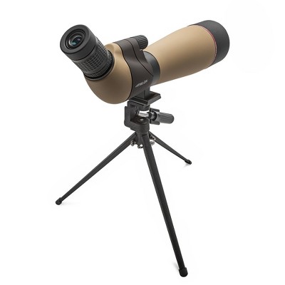 Athlon Optics Talos 20-60x80 Waterproof Spotting Scope with Tabletop Tripod and Soft Case for Shooting, Rifle Hunting, Stargazing, and Bird Watching