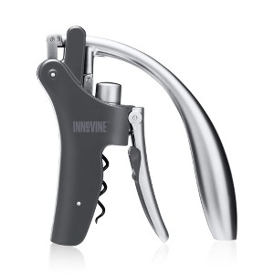 Innovine Vertical Lever Corkscrew, Gear-Driven Wine Opener with Non-Stick Worm, Heavyweight, Durable Construction, Perfect for Home Bar, Set of 1 - 1 of 4