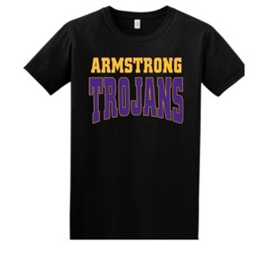 Adult Armstrong Township High School Trojans Name Essential Soft T