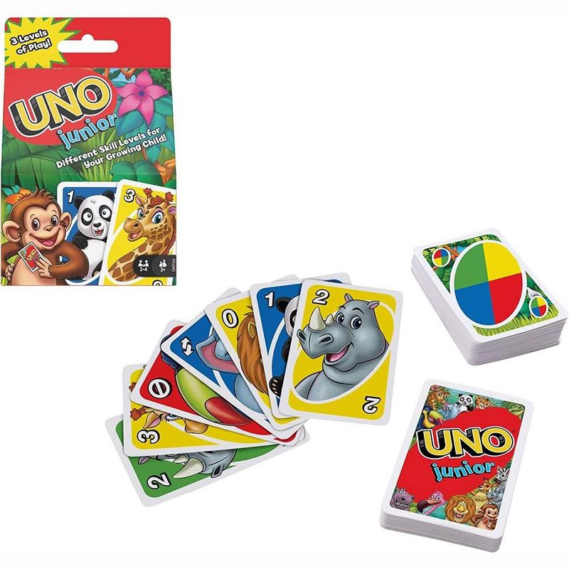 Mattel Games UNO Junior Card Game, 2 of 3