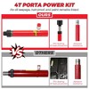 Porta Power Hydraulic Jack Kit, Hydraulic Multifunctional Jack with 4.6 ft/1.4 m Oil Hose, Auto Body Frame Repair Kit, Storage Case 22000 Lbs Capacity - 3 of 4