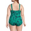 Lands' End Women's SlenderSuit Grecian Low Leg One Piece Swimsuit - 2 of 4