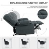 NicBex Chenille Lift Recliner Chair for Elderly,Massage Chairs with 8-Point Massage and Lumbar Heating,Modern Reclining Chairs for Living Room - 4 of 4
