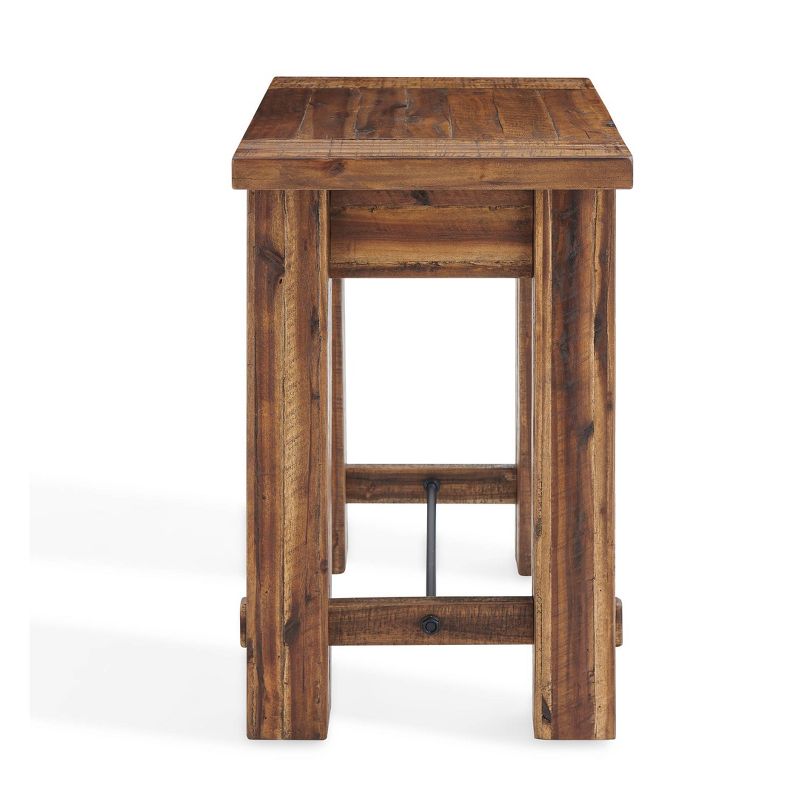 Durango Industrial Wood End Table Dark Brown - Alaterre Furniture, 5 of 9