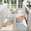 Chery Life 1Pc European Style Home Kitchen Mat, Morandi Simple Design, Flannel Material - 2 of 4
