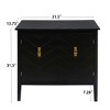 Okak Wooden Sideboard Buffet, Decorative Storage Cabinet with 2 Doors & Adjustable Shelves, Console Table for Kitchen Living/Dining Room - 3 of 4
