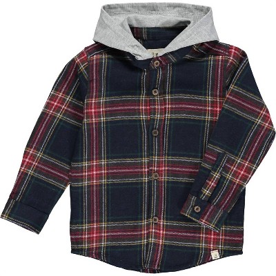 Gender Neutral Kid's Dyer Hooded Shirt - ME & HENRY