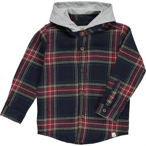 Gender Neutral Kid's Dyer Hooded Shirt - ME & HENRY - 1 of 1