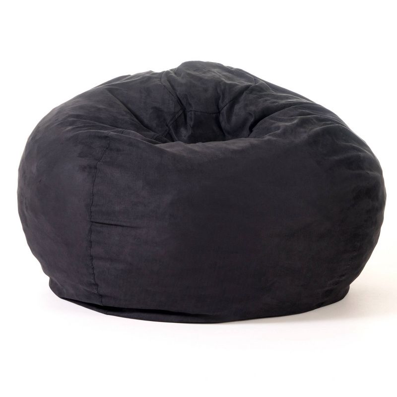 Madison Faux Suede Beanbag 5' - Christopher Knight Home, 1 of 6