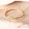 Christian Cross Bracelet Inspirational Bracelets For Women Stainless Steel Jewelry - 3 of 4