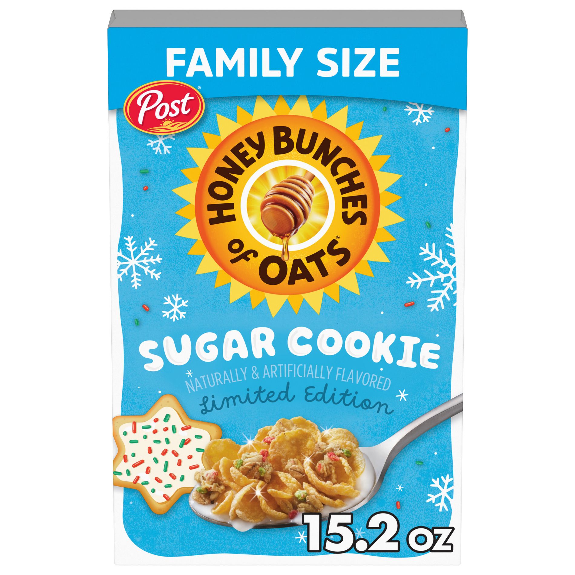 Post Honey Bunches of Oats Sugar Cookie Breakfast Cereal - 15.2oz