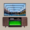 Fireplace TV Stand for Up to 80 inch TVs, Modern Entertainment Center with 36" Electric Fireplace & Adjustable Shelves for Living Room - 3 of 4