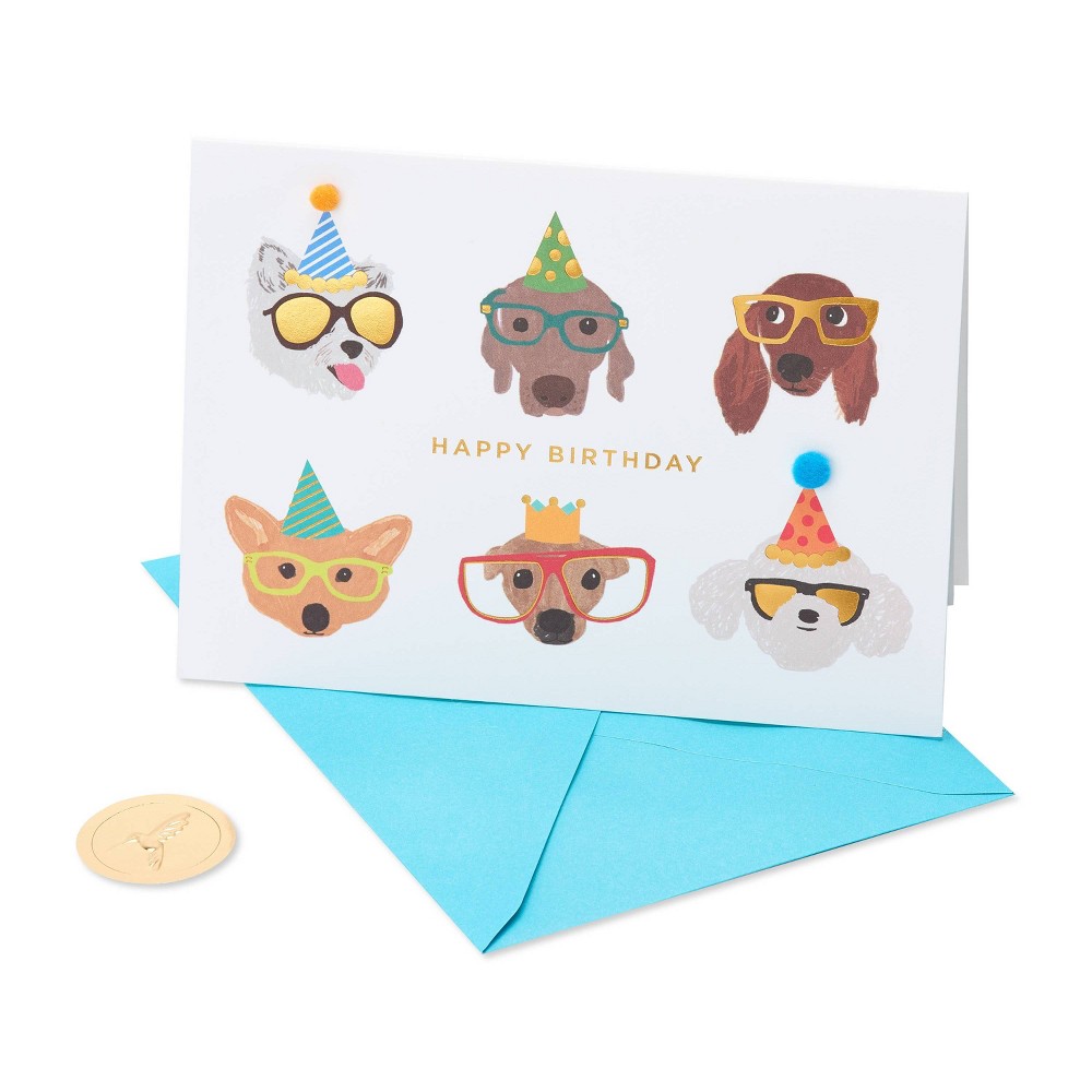 Photos - Envelope / Postcard Dog Party Glasses Card - PAPYRUS