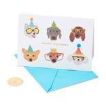 Dog Party Glasses Card - PAPYRUS