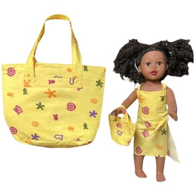 Doll Clothes Superstore Handmade Matching Outfit and Tote Set for 18 Inch Girl Dolls and Children