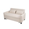 NicBex Convertible Sofa Bed Couch with Adjustable Back & Pillows,Oversized Upholstered Sleeper Sofa for Living Room,Bedroom - 2 of 4