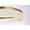 Elegant Lighting Rune 1 - Light Chandelier in  Satin Gold - 4 of 4